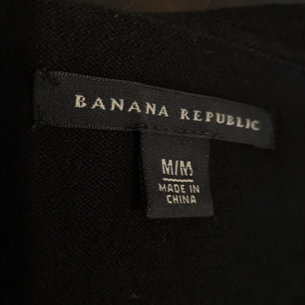 3/$20 Banana Republic Ruffled Open Cardigan Sweater Merino Wool Short Sleeve - Picture 11 of 12